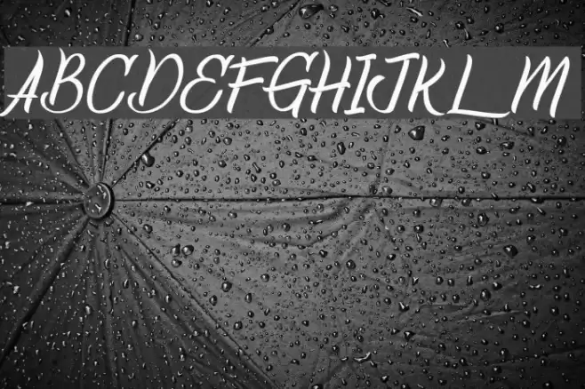 HomerunRegular Font examples