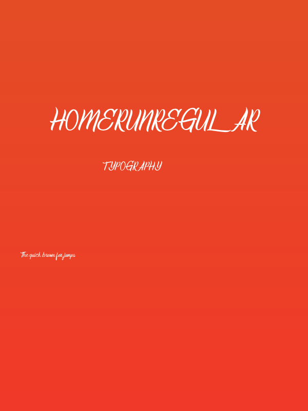 HomerunRegular Poster