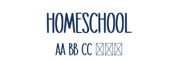 Homeschool Font Preview