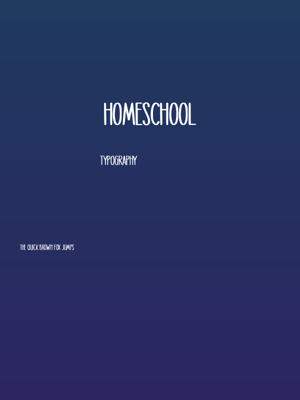 Homeschool Poster