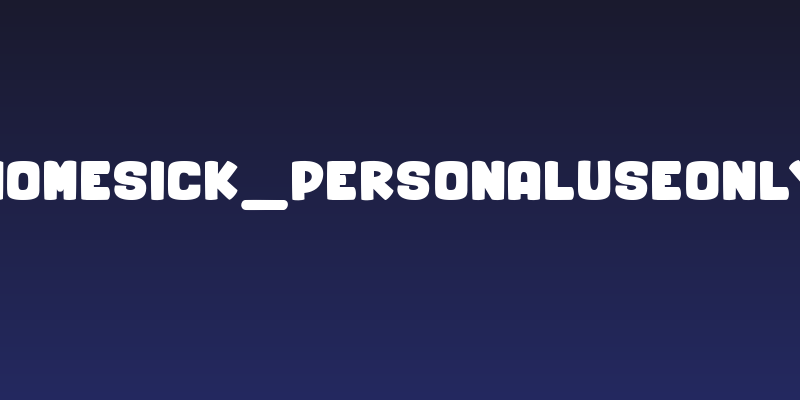 Homesick_PersonalUseOnly Social Header