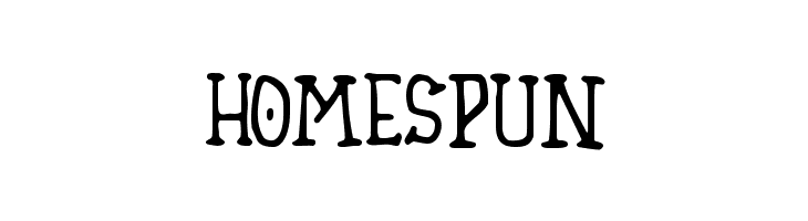 Homespun Font