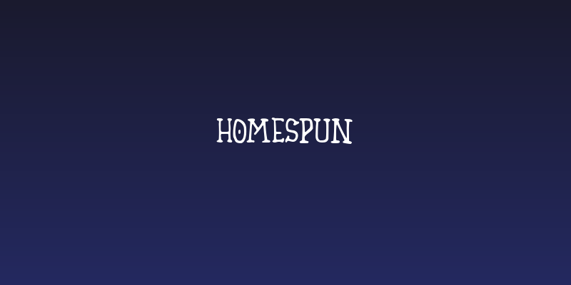 Homespun Social Header