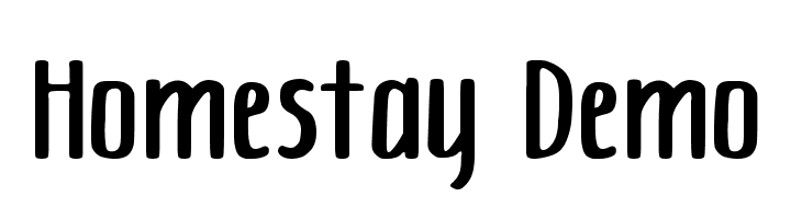 Homestay Demo  baixar fontes gratis