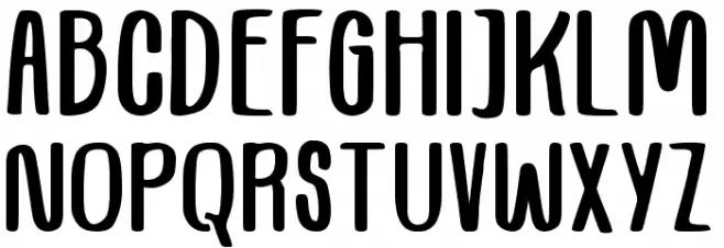 Homestay Demo Font UPPERCASE