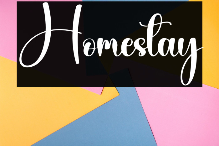 Homestay Example 1
