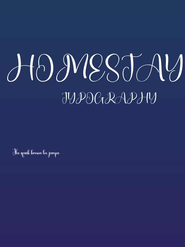 Homestay Poster
