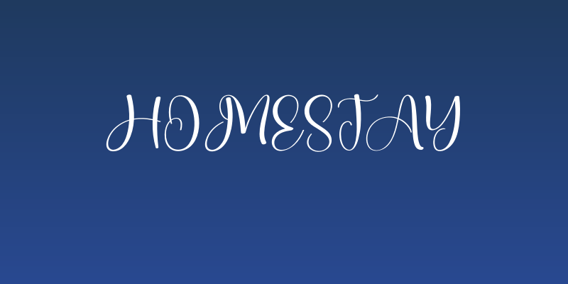 Homestay Social Header