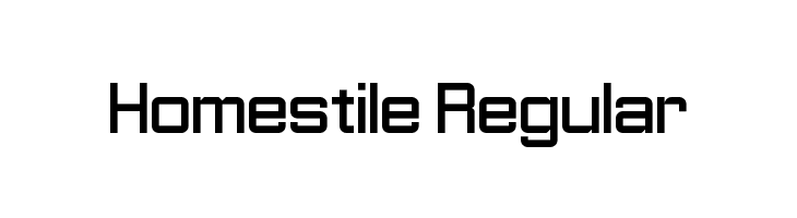 Homestile Regular Font
