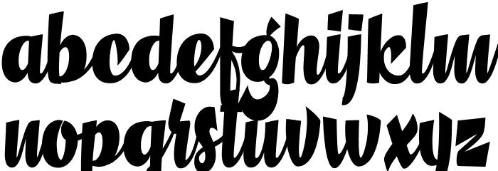 Hometown Personal Use Font LOWERCASE