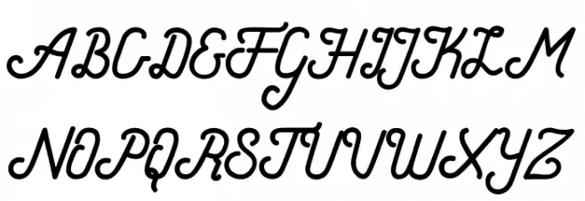 Hometown Script Free Schriftart Groß