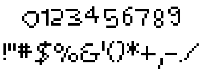 Hometown Font OTHER CHARS