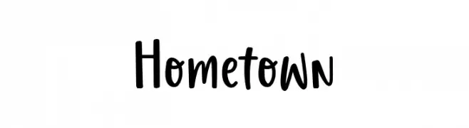 Hometown  Descarca Fonturi Gratis