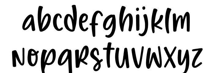 Hometown Font LOWERCASE