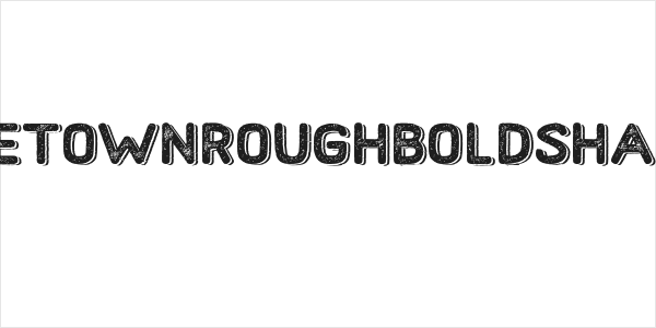HometownRoughBoldShadow Logo