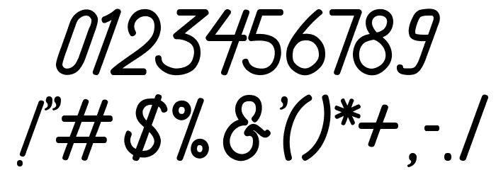 HometownScriptFree Font OTHER CHARS