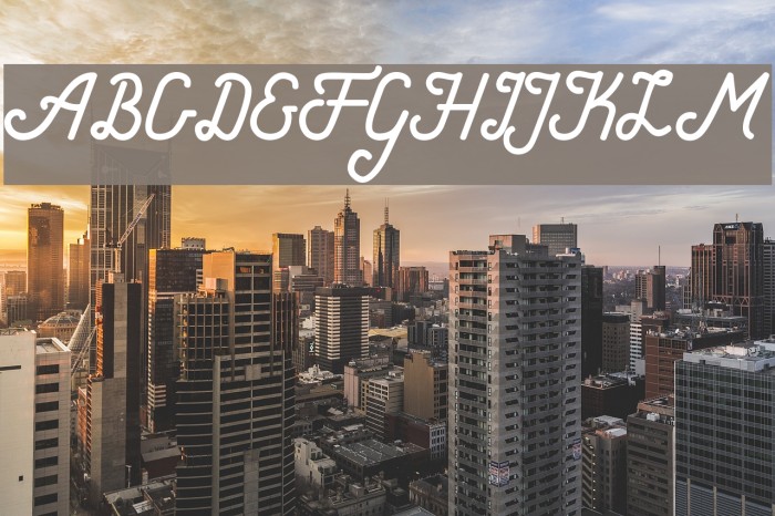 HometownScriptFree Font examples