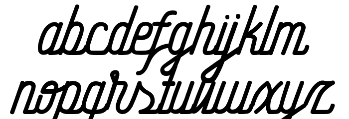 HometownScriptFree Font LOWERCASE