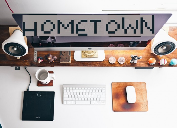 Hometown Font examples