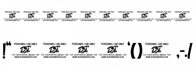 Homeville Font OTHER CHARS