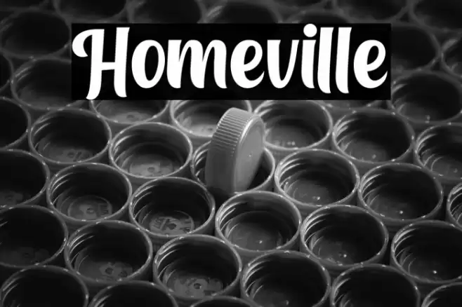 Homeville Font examples