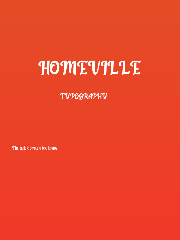 Homeville Poster