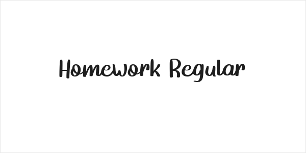 Homework Regular Logo