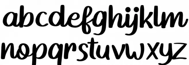 Homework Regular 字体 小写