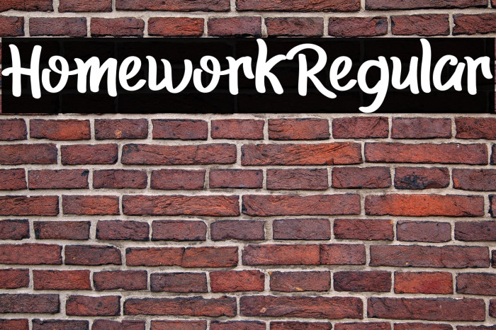 HomeworkRegular Example 1