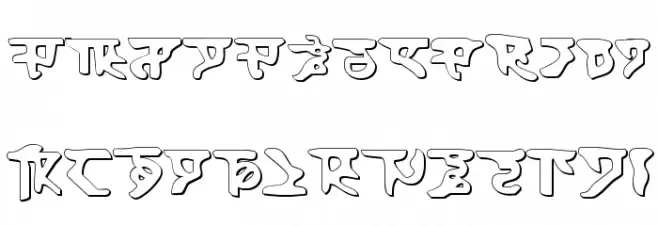 Homeworld Shadow 字体 大写