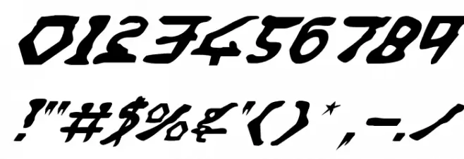 Homeworld Translator Italic Font Alte caractere