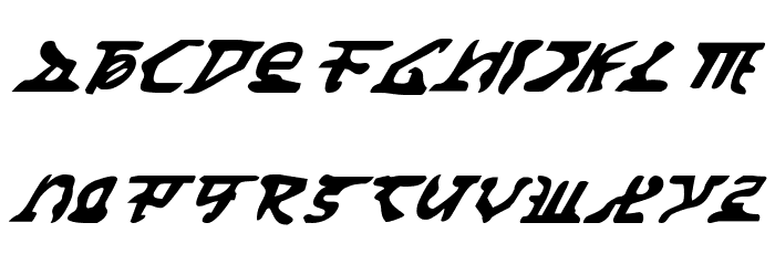 Homeworld Translator Italic 字体 小写