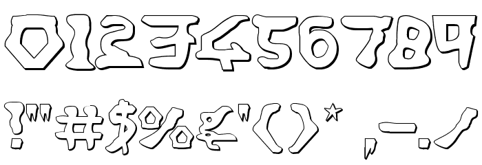 Homeworld Translator Shadow Font OTHER CHARS