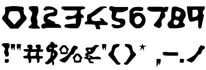 Homeworld Translator Font Alte caractere