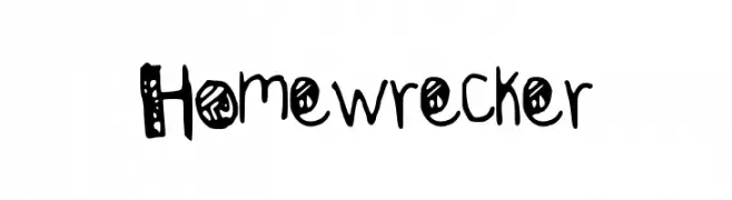 Homewrecker  Fuentes Gratis Descargar