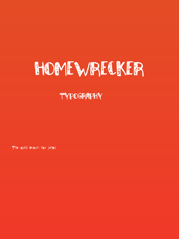 Homewrecker Poster