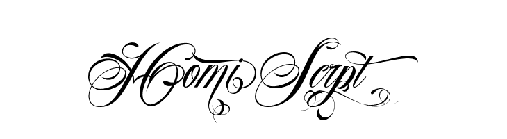 HomiScrpt Font