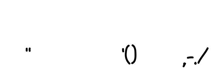 Homin Fun Demo Font OTHER CHARS