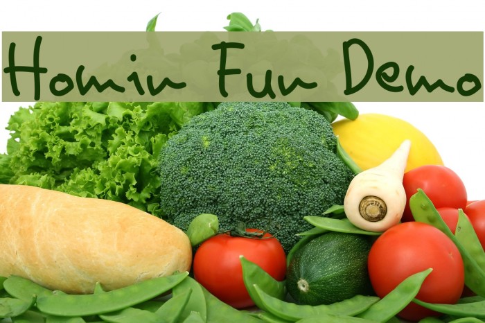 Homin Fun Demo Font examples