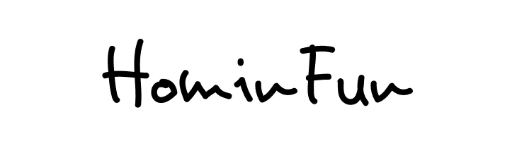 Homin Fun  フリーフォントのダウンロード