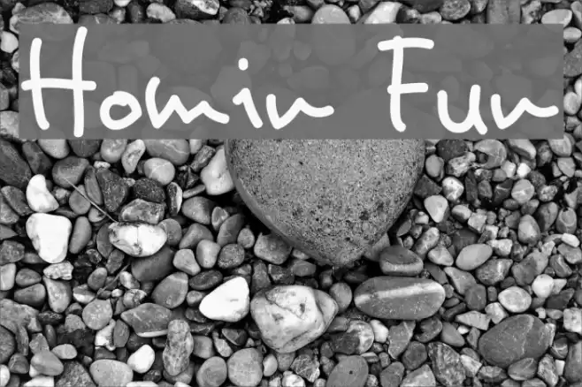 Homin Fun Font examples