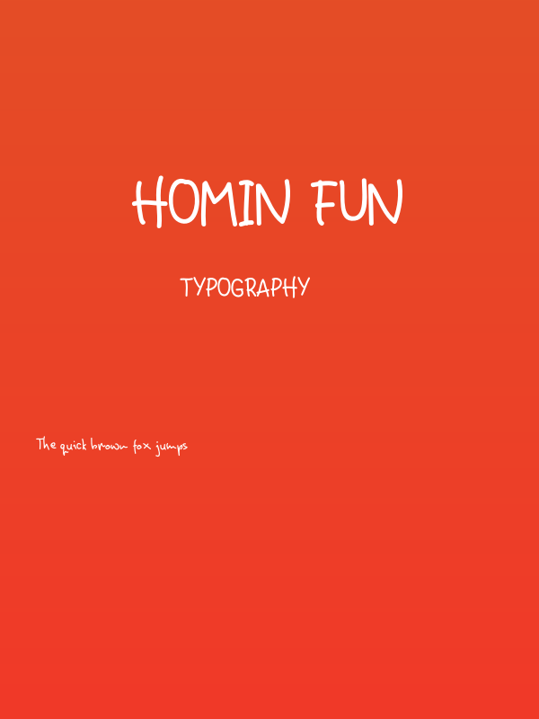 Homin Fun Poster