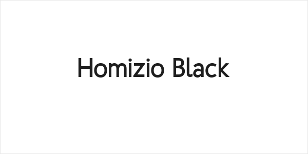 Homizio Black Logo