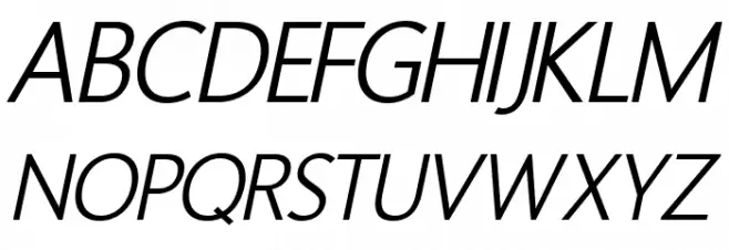 Homizio Nova Italic Schriftart Groß
