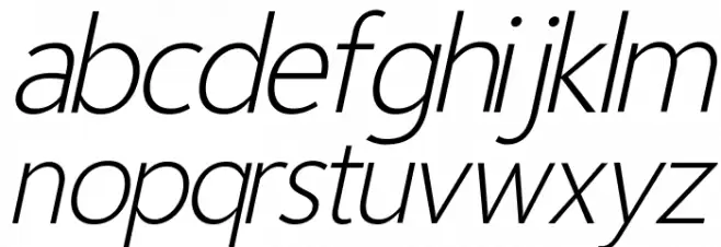 Homizio Nova Light Italic