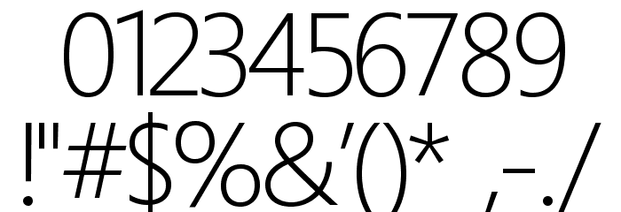 Homizio Nova Light Font OTHER CHARS