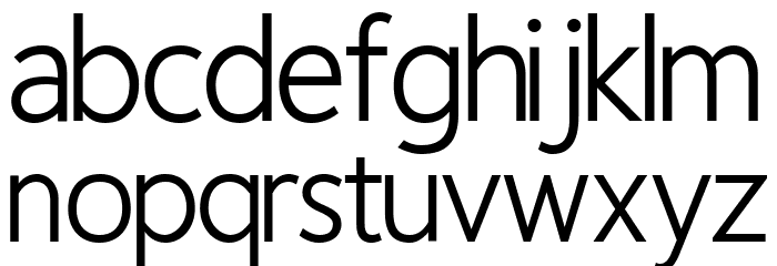Homizio Nova Font LOWERCASE