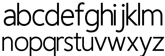 Homizio Nova Font LOWERCASE