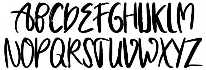 Hommy You Schriftart Groß