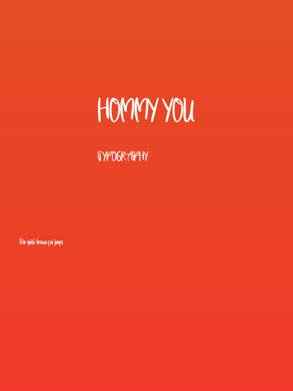 Hommy You Poster